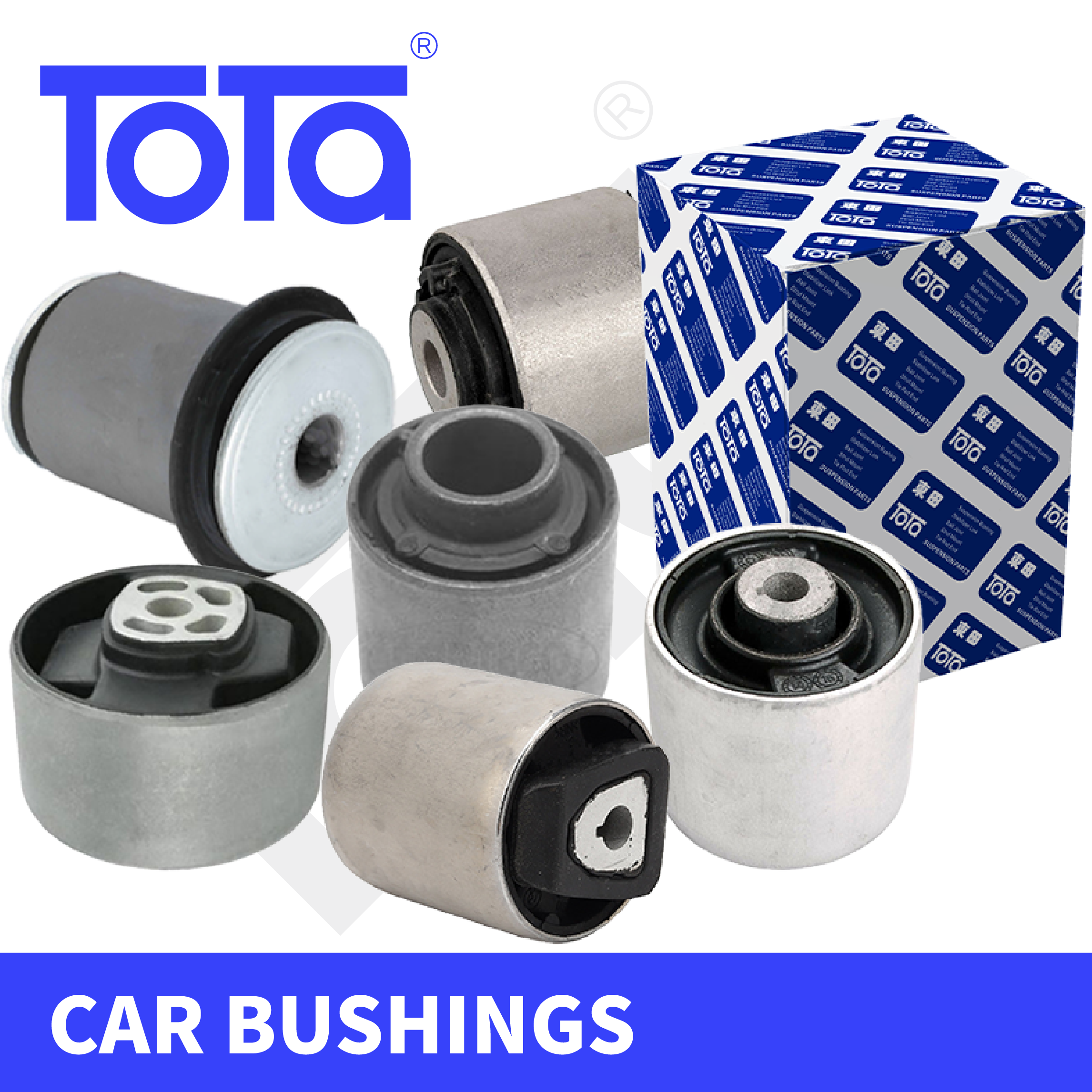 Car suspension component bushings - car suspension bushings, steering arm bushings, control arm bushings