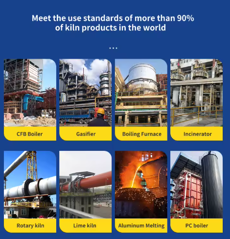 Refractory High Alumina Castable High Temperature Resistance 1600°C - 1750°C
