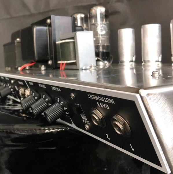 Custom 1964 Grand Bassman Black Panel Pre-CBS Guitar Tube Amp Head 50W, AA864 Circuit, Rare Variant