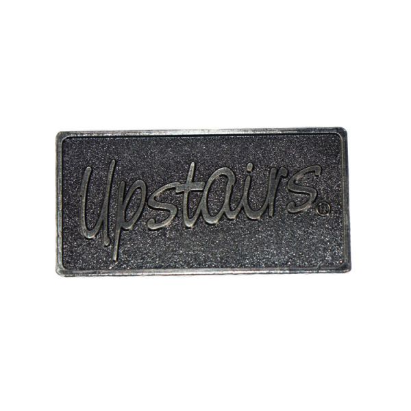 Corrosion Resistant Metal Name Plaque Environmental Name Plate For Clothes