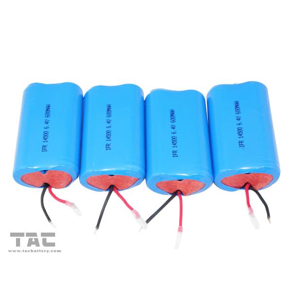 14505 блок батарей aa 600mah 3.2V Lifepo4 с Pcb для проблескового света