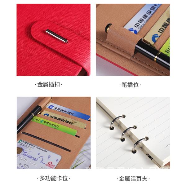2022 Monthly Planner Hardcover Customized Leather Notebook Gift Set Executive Agenda