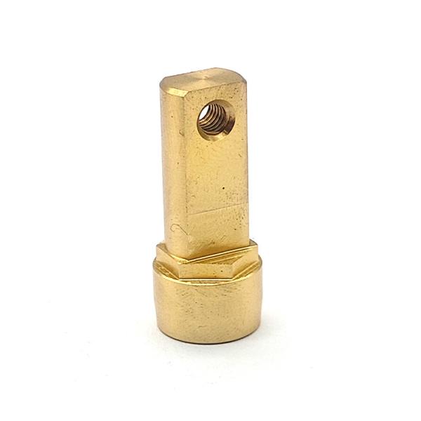 CNC Machining Hex Brass Female Connector Compressed Air Pneumatic Tool Head OEM
