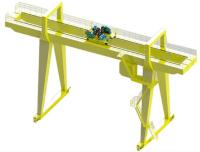 Tipo encajonado grúa de 5~50/10t MG de pórtico doble eléctrica de la viga con el gancho