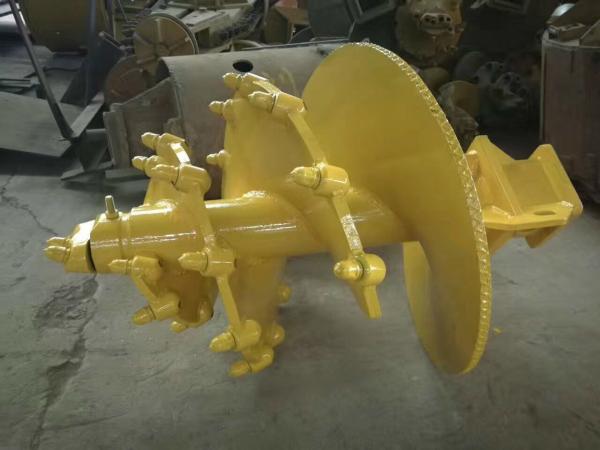 Conical Auger Drilling Bucket , Auger Bucket Optimized Teeth Angle  Movable Pilot Holder