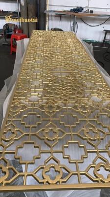 Divisor da parede do metal de ASTM, material de Art Screens BAOSTEEL do metal do PVC do laser
