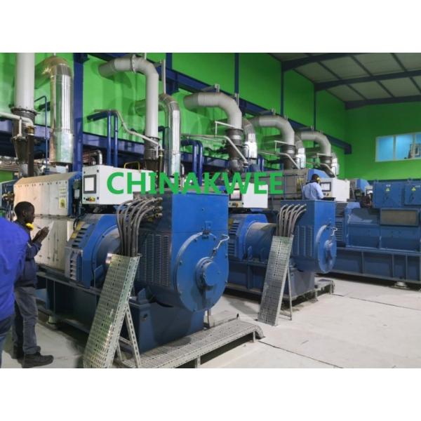 Water and air Cooling HFO heavy fuel oil Natural gas Fired Power Plant , Diesel Generator Set Power Plant