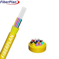 Cable à fibres optiques GJFJV intérieur 2 cœurs Facile d'installation Résistance à la traction 100N