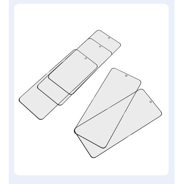 L'écran LCD de verre avant mobile Samsung Iphone Oca