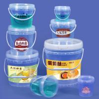 Bouteilles en plastique de qualité alimentaire empilables avec poignée sans BPA