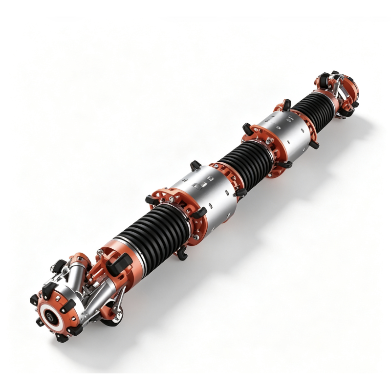 400mm Pipe Crawler Robot Multi Function 7 Module Suite Sonar Profiling 3D Laser Scanner