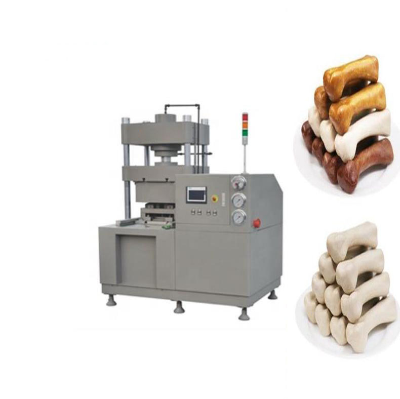 Natural Sheepskin Rawhide Bone Pressing Machine Dog Bone Snacks Making Machine for Dog Dental e