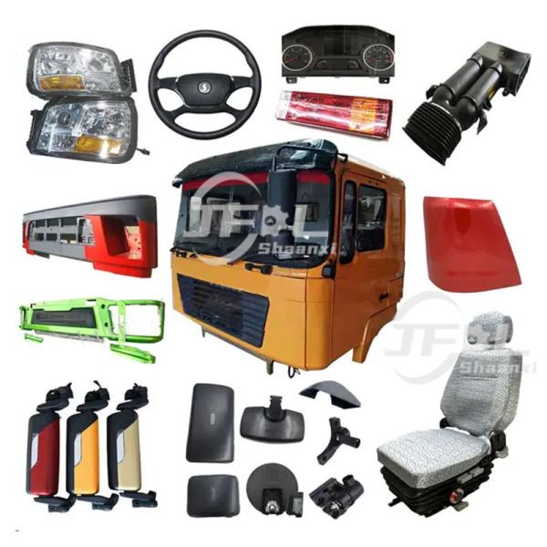 Peças de carroceria de caminhão Carro tampão de cobertura Espelho retrovisor LED assento farol Volante Para caminhão Shacman Howo Dongfeng FAW