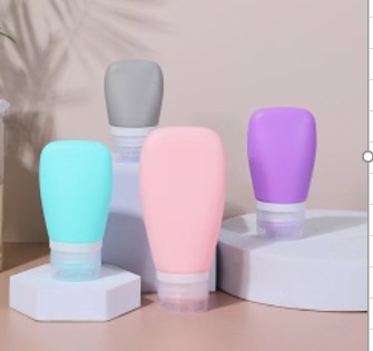 Прозрачный портативный пустой шампунь для путешествий Силиконовые бутылки Контейнер для крема