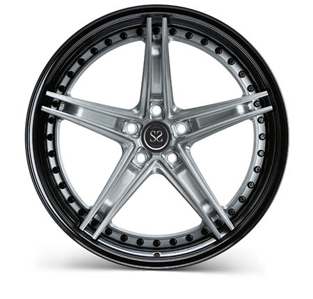 Сплав A6061 T6 колеса 3 частей подгонянные для роскошного автомобиля