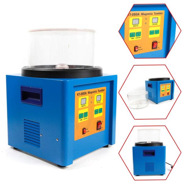 vaso magnético pulidoro Polishing Machine de la máquina 2800rpm de la joyería 550W