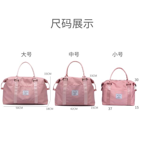 Women ' s Duffel Bags 33 * 50 * 18CM , Pink Color Ladies Sports Bag