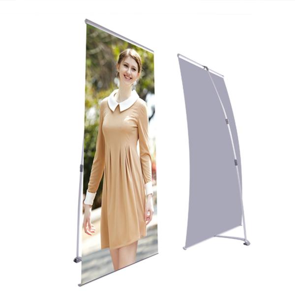 L réglable type la publicité tirent vers le haut les présentoirs portatifs de bannières