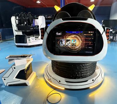 Double Players 9d Virtual Cinema Coin Operated Panda VR Simulator
