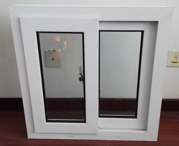 Fast White PVC Sliding Window In Open Type Horizontal Sliding