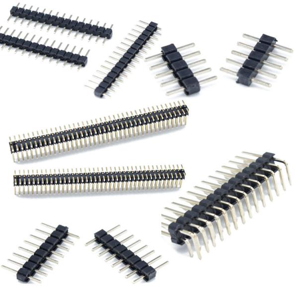 PA6T 3.0Amp Male Pin Header Connector 1000VAC For PCB Board