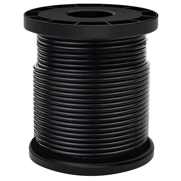 Contenido de Si 0,1% Cable de acero inoxidable recubierto de nylon 1x19 para aplicaciones de trabajo pesado