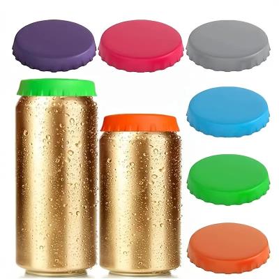 Customized Colorful Silicone Bottle Cap Cover For Glassware Beverage Bottles
