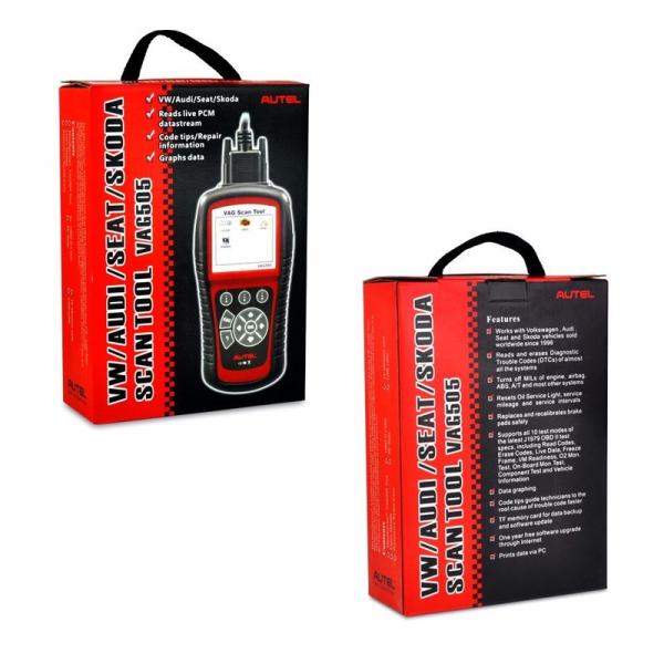 Original Autel MaxiService VAG505 Scan Tool Diagnostic OBDII Code Reader VAG505 Troubleshooter Code
