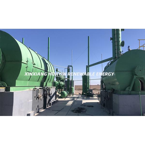 Automatic 15 Tons Waste Plastic Pyrolysis Plant Recycle Plastic To Oil Plant