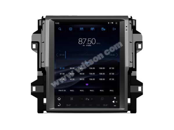9Écran.7  Tesla Écran Android vertical Pour Pour Toyota Fortuner 2017-2022 Multimédia de voiture Stéréo GPS Lecteur de jeu de voiture