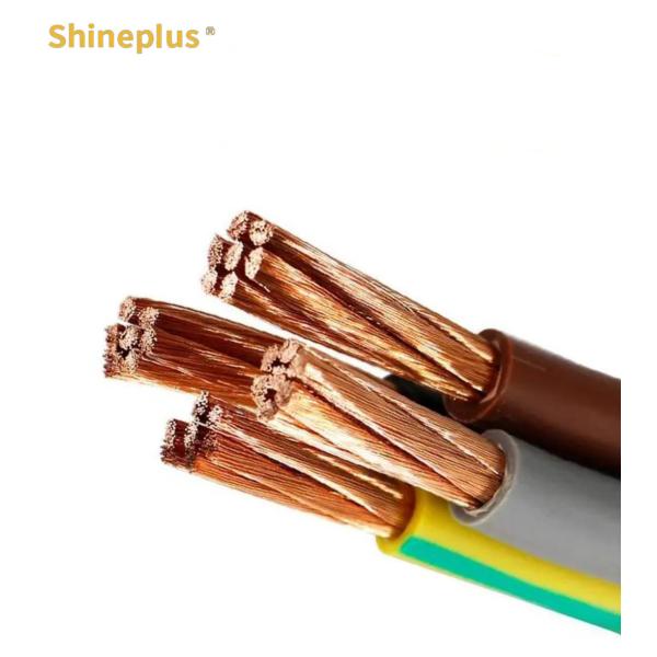 屋外用家用 柔らかいカバー 銅コア RVV3*10 16 平方 3相4線ケーブル