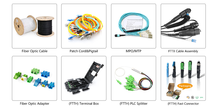 Гибкий провод оптического волокна SC SC IEC 60794-2-30 для радиосвязи