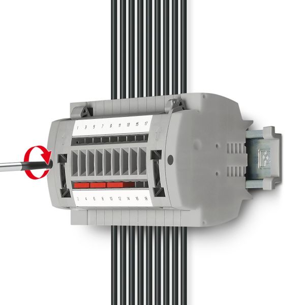 Phoenix Contact Original Screw Terminal Blocks 3069047 UTWE 6/3+1 - Test terminal strip