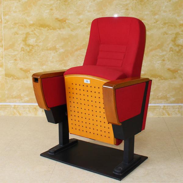 Flameproof Cinema Chair With Cup Holder , Anti Electrostatic Audience Seating Chairs
