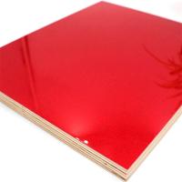 el MDF de acrílico lustre rojo de 16M M E0 E1 del alto artesona el rasguño resistente