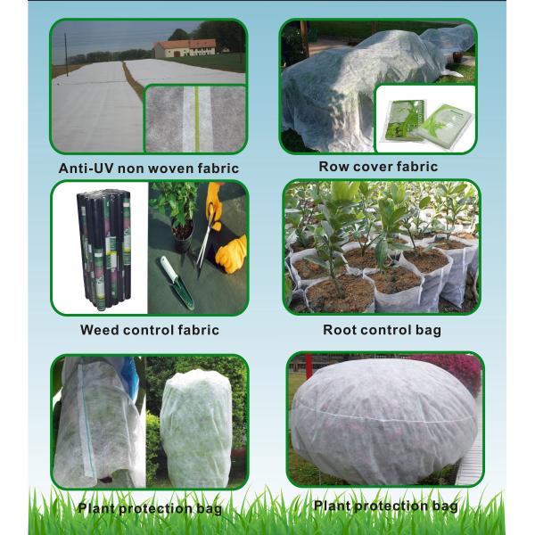 UV Protection Garden Weed Control Fabric , Agriculture Non Woven Cover