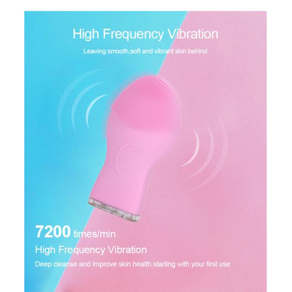 Portable Mini Electric Silicone Facial Cleanser Waterproof Ipx7