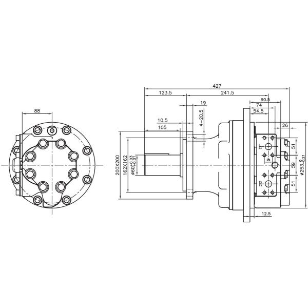 Мотора поршеня rexroth MCR10 bosch гидротехник малая скорость вращающего момента радиального высокая для заголовка дороги