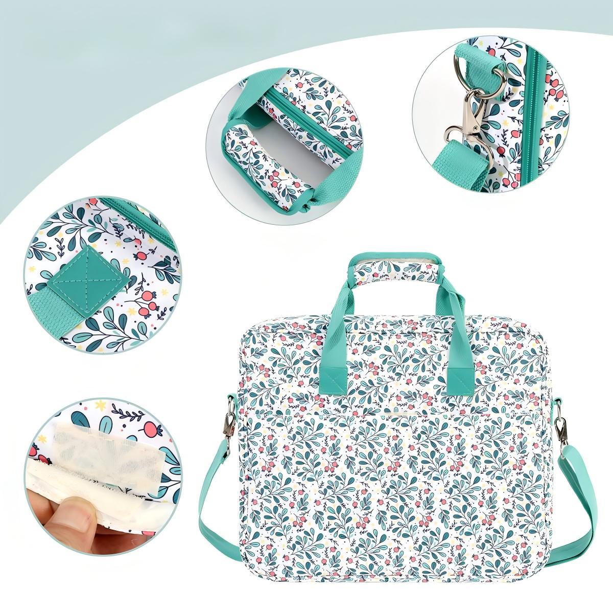 Double Layer Embroidery Thread Storage Bag With Customizable Design And 39 X 32 X 6 Cm Size