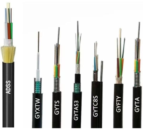All Dielectric Self Supporting ADSS Fiber Optic Cable Outdoor 2-288 Core Fiber Optic Cable