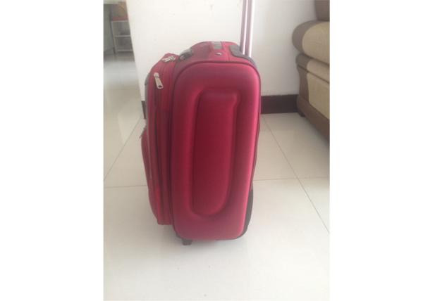 Logo Customized Soft 4 Pieces Eva Iron Trolley Luggage With Lining 170T Polyster