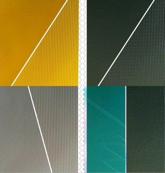 Side Curtain PVC Tarpaulin Fabric PVC Tarp With Eyes , High Tensile PVC Sheet