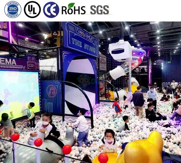 Espaço Personalizado Temática Crianças Parque Interior Equipamento Comercial de Jogos Internos