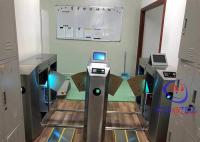 Control de acceso de la puerta del torniquete de la aleta de la seguridad con el lector de NFC del lector del QR Code de la pantalla LCD