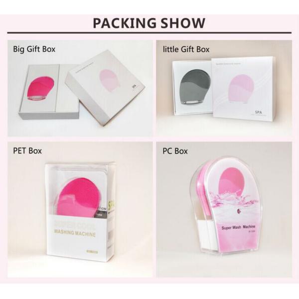 60 G Sonic Vibrating Silicone Facial Brush Deep Cleansing CE Approved