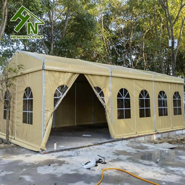 Expulsou duramente a barraca amarela grande exterior do GV do dossel de alumínio resistente
