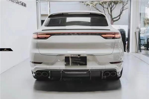 For Porsche Cayenne Coupe Carbon Fiber Body Kit  Cayenne Coupe Upgraded FD-style Carbon Fiber Front Lip Diffuser Body Kit