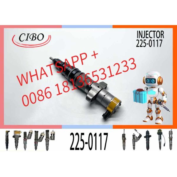 Factory OEM 225-0117 Fuel Injector C9 Engine Spare Parts Diesel Fuel Injector 2250117 for C9 330D 340D 336D Excavator