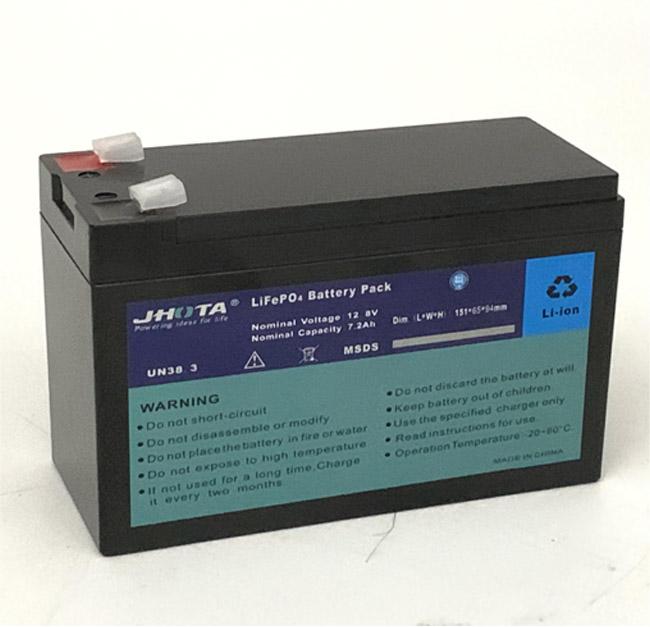 Замена свинцовокислотной батареи IP55, блоки батарей лития 12.8V 7.2Ah