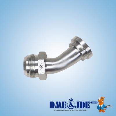 DAJCM4334 45° Forged Elbows JIC Male 74° Hydraulic Flange